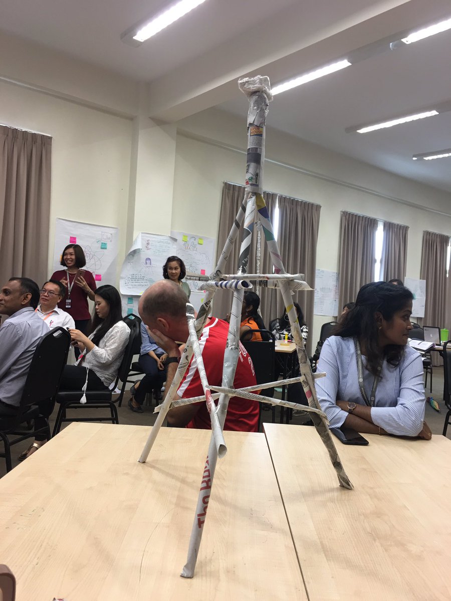 pt_stella's tweet photo. The winner of Highest, Elegant, Strong Egg tower. Kudos Mark, Vanitha, Irene, Constance, Felicia and myself 😍😍#HIS_Learning #PDQ2019 https://t.co/qFII0lsRWB