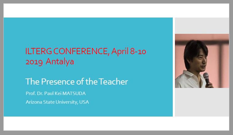 ILTERG_KA2's tweet photo. The Presence of the Teacher. In this session, Prof. Dr. Paul Kei Matsuda discusses the importance of teacher professional development and the ways in which teachers can have a strong impact on language learners. 14.45-15.45 PM, April 9 (Main Hall) @ulusalajans @EUErasmusPlus https://t.co/SplUdQDnci