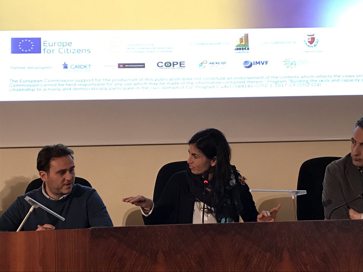 LauraCorrado1's tweet photo. Talks on experiences and practices of welcoming and inclusion in European territories #CivAct #Europe4Citizens #EUHomeAffairs https://t.co/bXHowO5ber