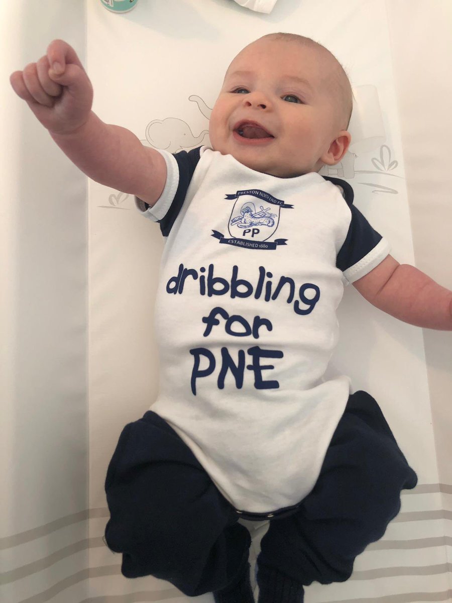 billybobs1905's tweet photo. 7 week old George supporting the lads today! @pnefc https://t.co/NPMDnKtKYC