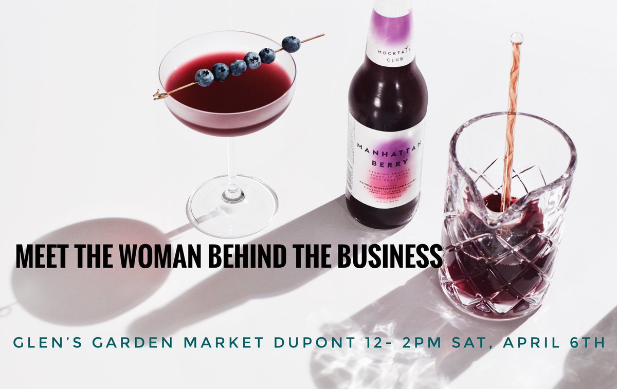 We are kicking off the Woman Behind the Business Series <a href="/GlensGardenMkt/">Glen's Garden Market</a> today from 12-2pm April 6th. Have a sip and ask us anything. Hear about whey we started the business. Try our flavors #shoplocal #SaturdayThoughts #Entrepreneurship #SaturdayMotivation