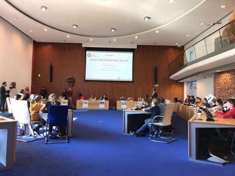 Ook kc Westerbreedte was weer goed vertegenwoordigd bij het kinderparlement