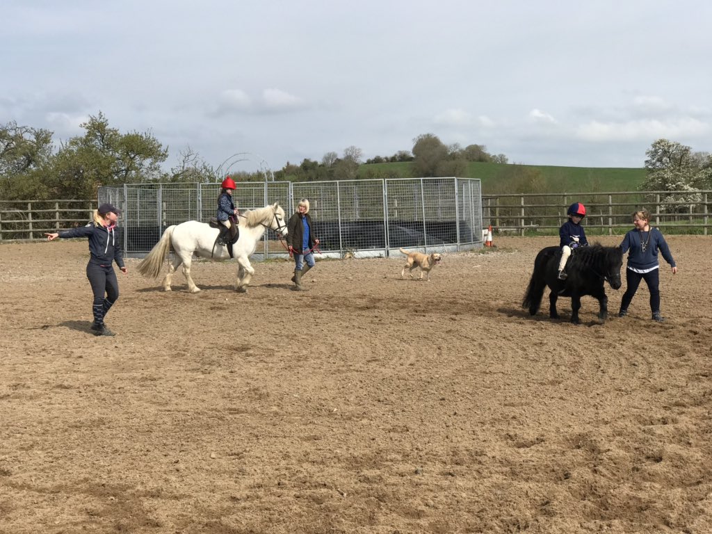 adiewintle's tweet photo. @itvracing investing in racings future here @adiewintle this morning holding a riding lesson for the local children at the yard #futurejockeys #socialstable #grandnational #stablestaffcrisis https://t.co/ntfMuAZKha