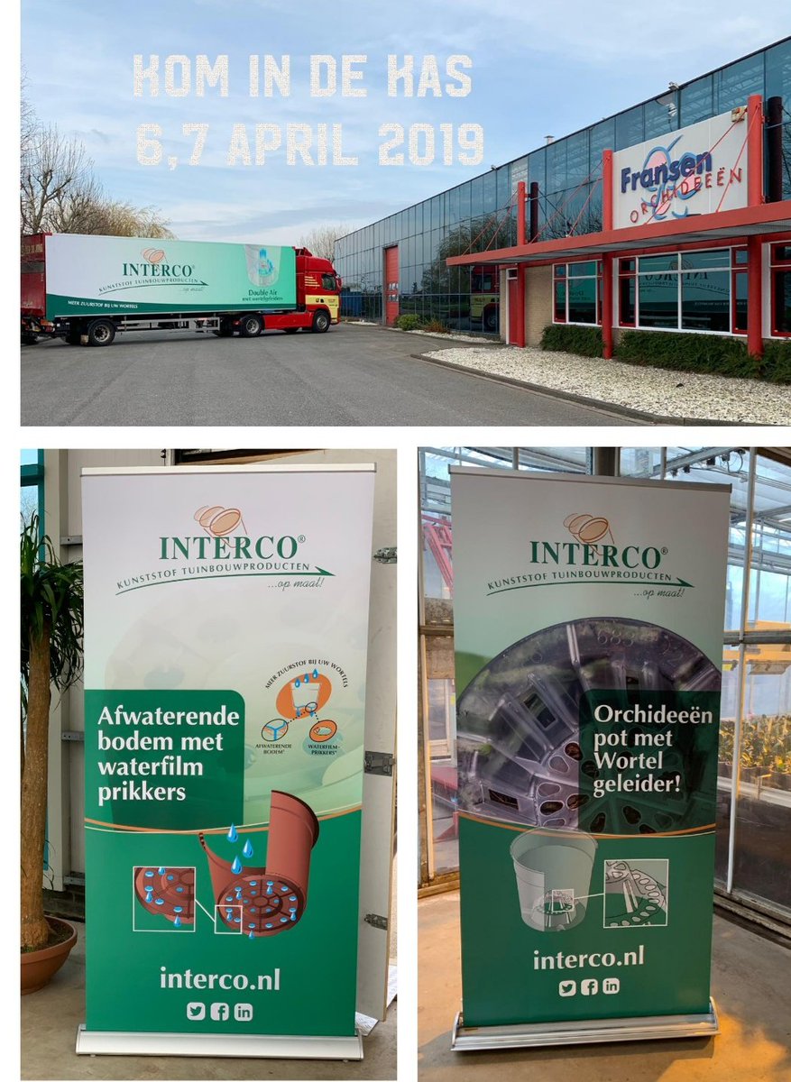 interco111's tweet photo. Bezoek Kom in de Kas  @Kikwestland. Onze innovatieve teeltcontainers zijn te vinden bij Fransen Orchideeën,  Kwek.Duijnhove en @Levoplant https://t.co/QX5uOJZ2YB