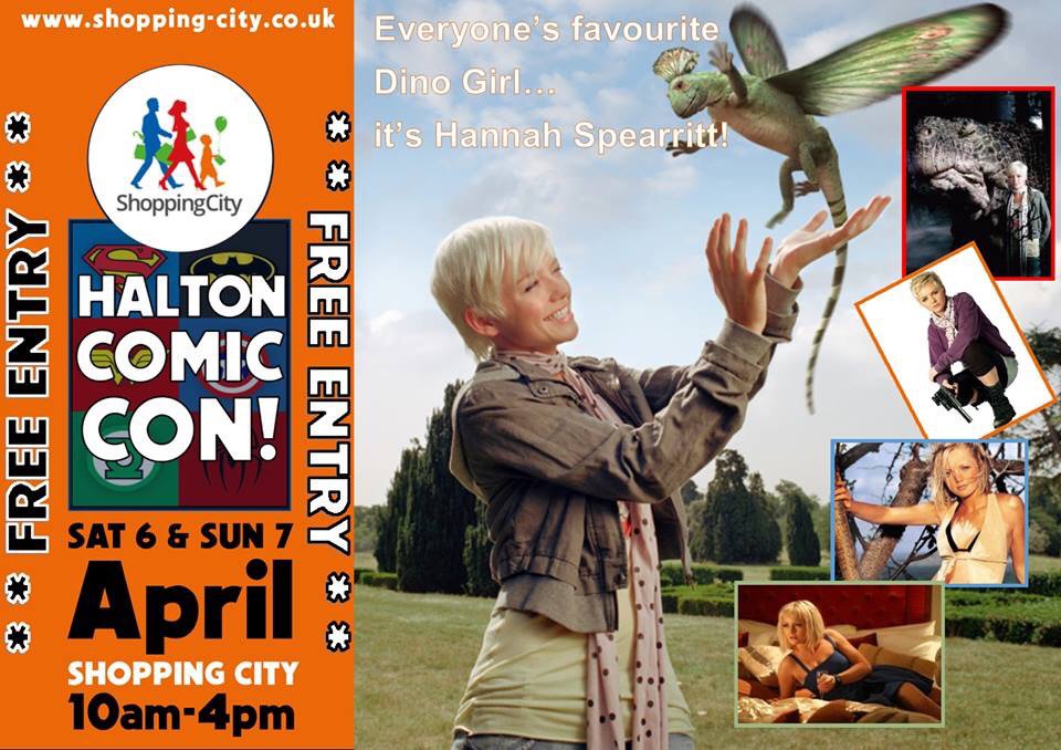 JurassicRexUK's tweet photo. Looking forward to meeting up with our favourite #dinosaur Hunter - @hannahspearritt is joining us with the @ShoppingCityMGR at @RuncornShopping all weekend! https://t.co/cxOJ4fo9Fo