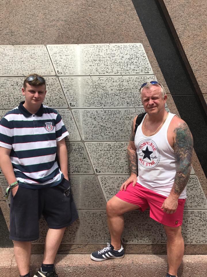 charlcox6's tweet photo. I’ll love you always Dad. Words can’t describe how much I’m going to miss you. My Holte Ender in the Sky ❤️ https://t.co/h6fhVAXpXs