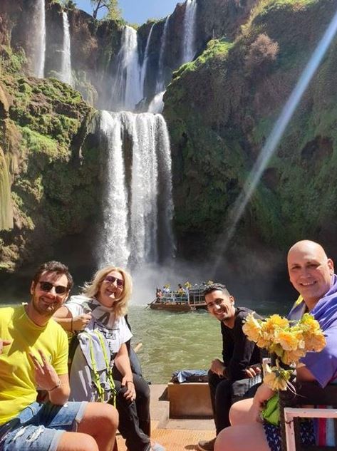 FirstMarrakechT's tweet image. Our dear clients enjoying riding a boat in the lake of Ouzoud waterfalls with our driver Wassim
Always fun and good time with #firstmarrakechtours, let's travel and explore Morocco together
#travel #explore #world #morocco #marrakech #ouzoudwaterfalls #ouzoud #trips #daytrips