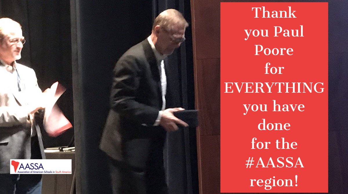 amisa_us's tweet photo. Thank you Paul Poore for EVERYTHING you have done for the #AASSA region! #Aassa19 https://t.co/7LffP1Qf3h