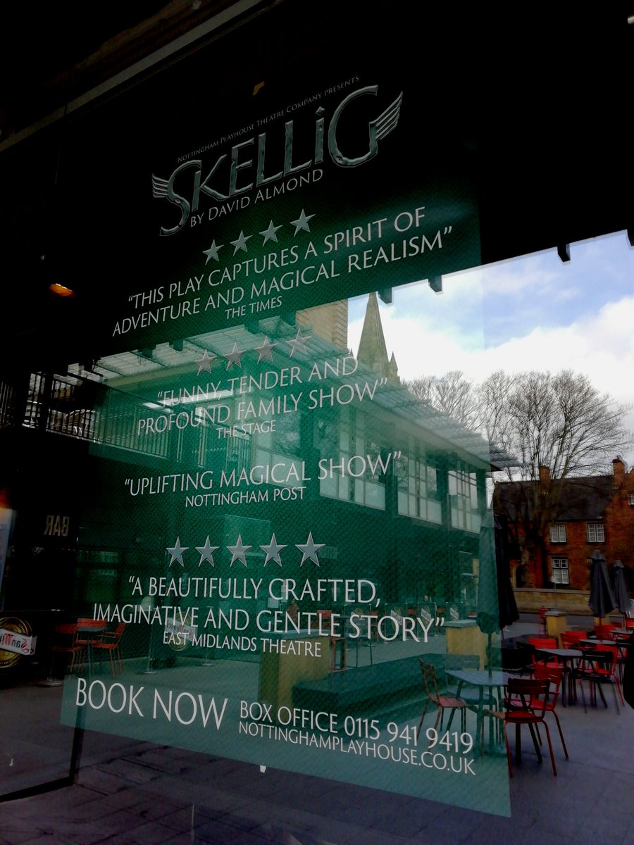 EM_Theatre's tweet photo. .@NottmPlayhouse thank you for including us on your Skellig poster. Both for @EG_Editor #nottinghampost #PhilLowe and #eastmidlandstheatre @kathrynjmcauley https://t.co/MqhnDoQ0Kv https://t.co/c6JjkRrIp3