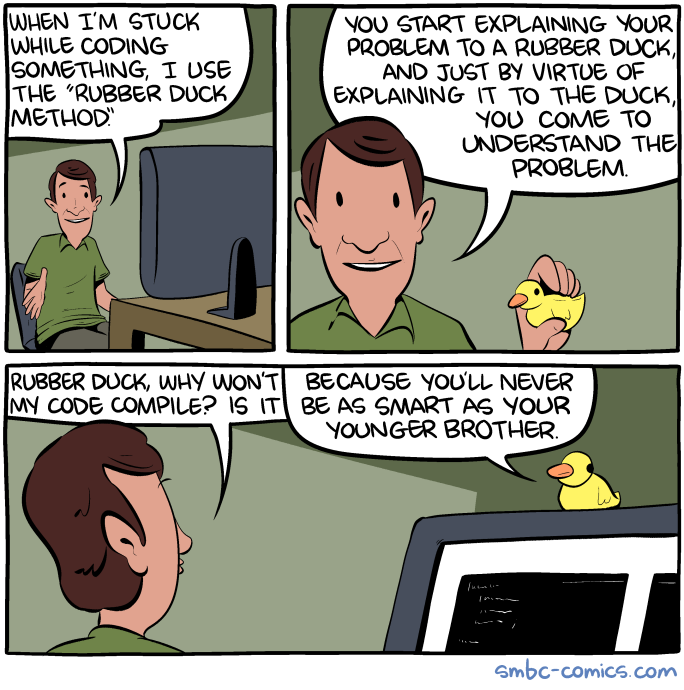 nixcraft's tweet photo. Why my code won't compile. Via https://t.co/yaknv8BMui #programming #devhumor https://t.co/jfDRTPm41f