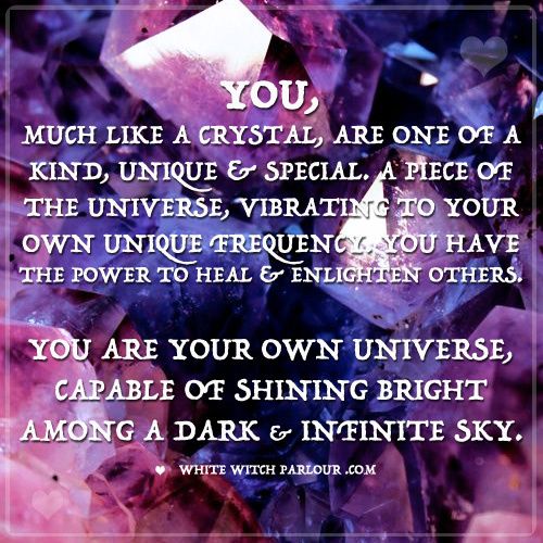 Your are your own universe, 
Capable of shining bright,
Among a dark &amp; infinite sky
😇😚⭐❤🕊