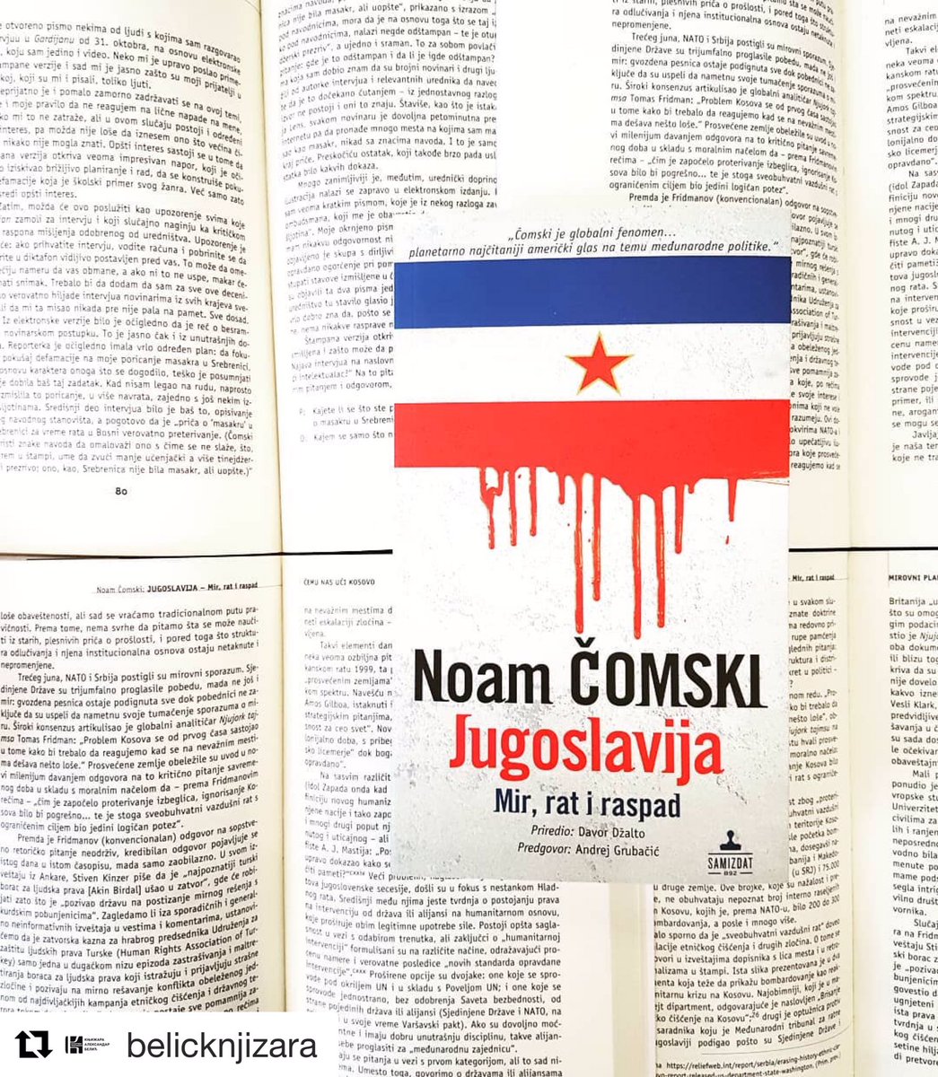 IlijaMKolarac's tweet photo. Subotnje Δomskovanje. π
#belicknjizara #kolarcevazaduzbina #samizdatb92 #noamcomski #jugoslavija #lepeknjige #instaknjiga #instagram #knjizara #knjigoljupci #saturdaybook #bookstagram #booksonbooks #bookstore #alwaysreading https://t.co/EVnniq3BVI