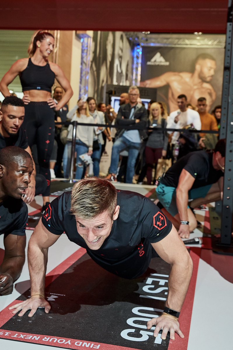 alexcrockford's tweet photo. Such a fun day yesterday at FIBO in Germany with @UnderArmourUK and #sportsdirecttraining ! Keep a lookout for the new #UARUSH collection coming soon! Iβll be training hard in it over the next few months! ππͺ #FINDYOURONEPERCENT #TEAMSDxUA #sdtraining https://t.co/WsUTArUmpA