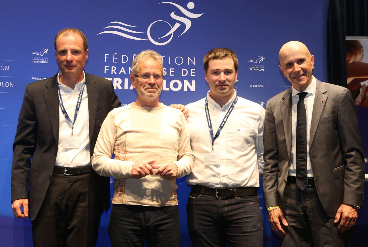 FFTRI's tweet photo. AG Tours : Suite récompenses :

Challenge jeunes : 1 Issy 2 Metz 3 Valence 

Club France : Fabrice Bossion, Florian Schaeffer, Franck Tajiri et Sébastien Sudrie

Dirigeant bénévole : Philippe Guiraud 

Arbitre : Richard Bitsch

Triathlete de l'année : Alexis Hanquinquant (absent) https://t.co/R1S6J0sEpe