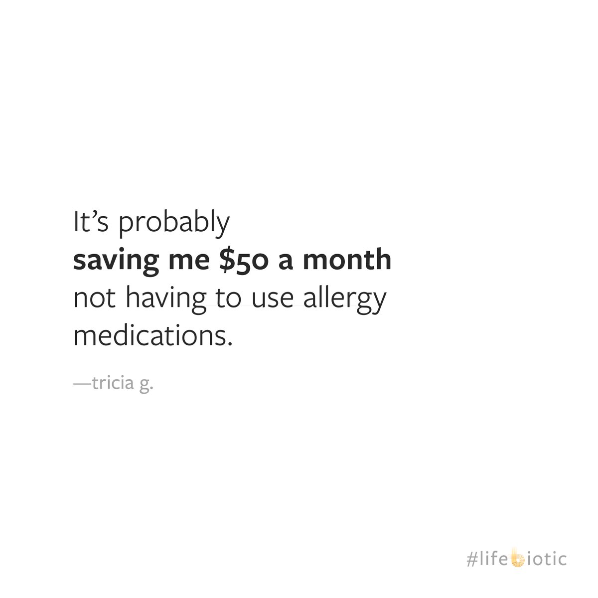#Lifebiotic < -- Tell us your #BetterAir story!
