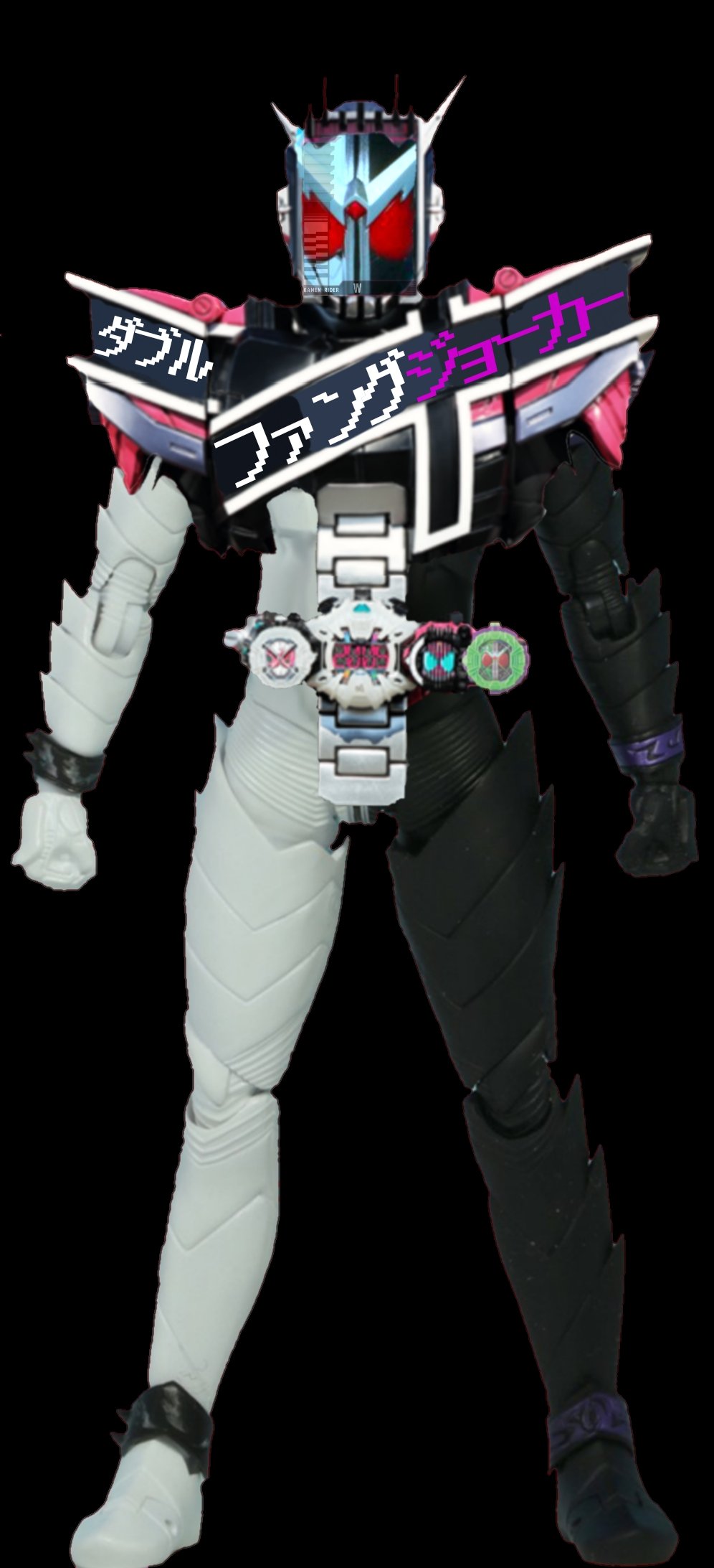 Yuya ファイナルフォームタイム ダ ダ ダ ダブル 仮面ライダージオウ ディケイドアーマー ダブルフォーム 作ってみた 仮面ライダージオウ コラ画像 T Co 2hf9yk2rzt Twitter