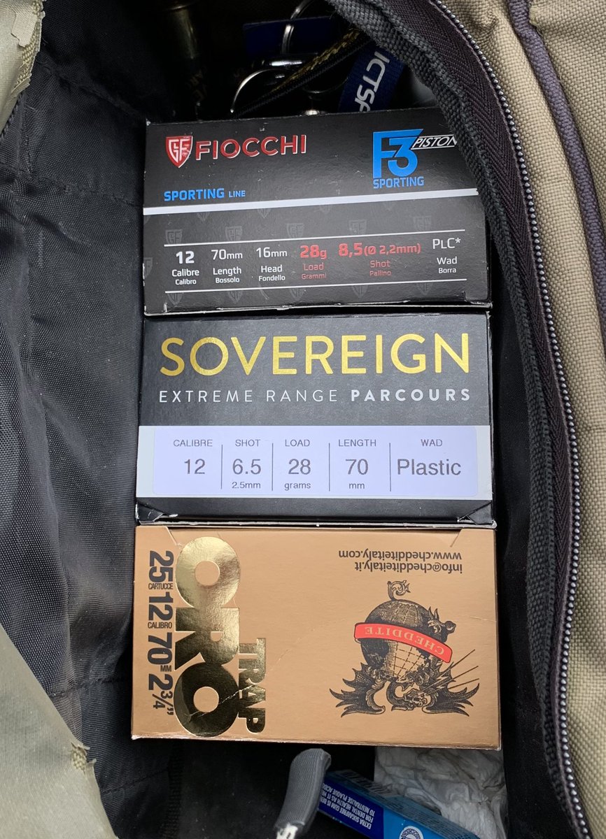 Gnasherwell's tweet photo. Not brand loyal. I like different cartridges for different targets. However I’m glad I brought the 6.5s...
I’ve only used three 8.5s on 100 targets #Eurocash #Fitasc #biggaps https://t.co/sbIiskaHdz