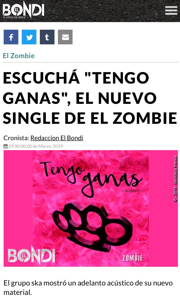 El Zombie tweet media