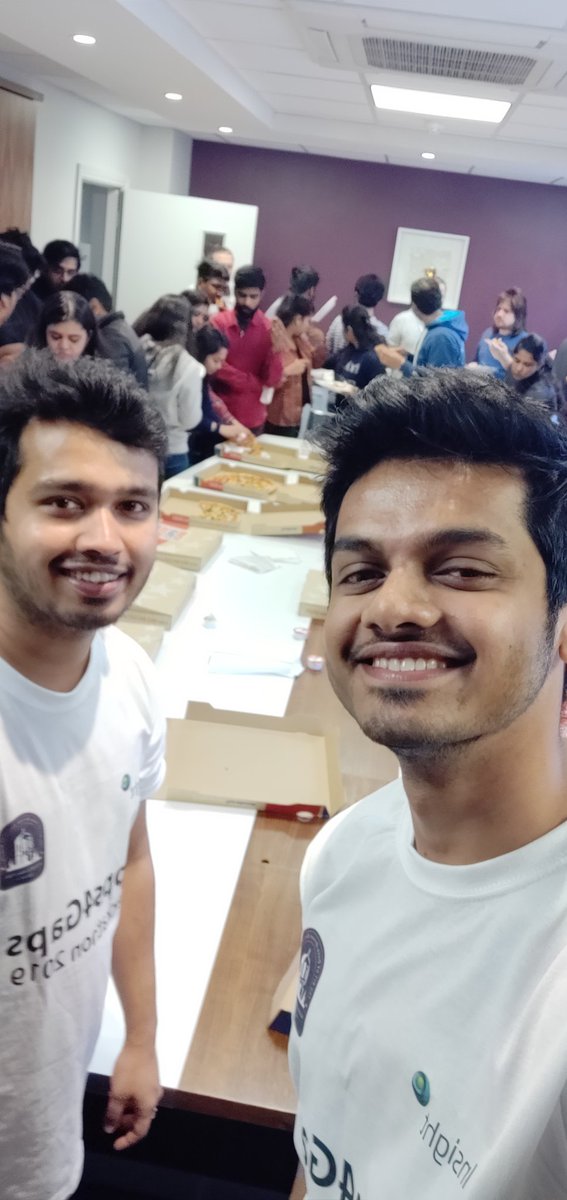basocnuig's tweet photo. What better way to fuel the brains of hungry coders other than with unhealthy pizzas🍕 and some strong coffee ☕😛
#Apps4Gaps #Hackathon #Business #Analytics #BASoc #NUIGalway #HereisWhere
@nuigalway @NUIGCairnes @SocsBoxNUIG @DennehyD @insight_centre @DSIatNUIG @speediecelt https://t.co/Uh9gSo6AJY
