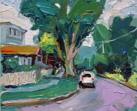 Another one from the postie files. I may or may not have been sitting on my motorbike #painting this... instead of delivering the mail 🙄.
#designerart #artist #abstract