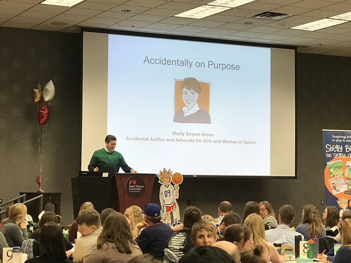 MaryjoNairn's tweet photo. Ready to hear from “accidental author” Shelly Boyum-Breen! Live into your purpose and strengths. #medteachlearnlead #CSB2 https://t.co/4INAeJBSZa