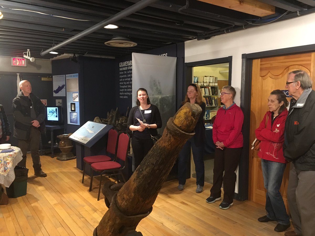 DTMHC_Canada's tweet photo. At our fourth stop, @PortDoverMus where Emily, Kerry and Cindy presented for our #VolunteerDrive. #JoinTheScene https://t.co/24AW3AB4BR