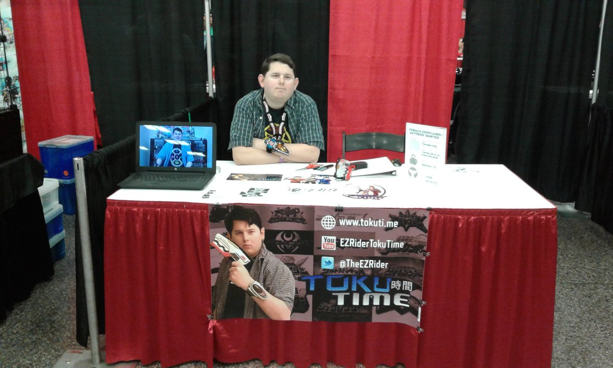 TheEZRider's tweet photo. Hey, Toku Faithful. Be sure to check out my table at PMC Express. I'll be here all day. #PowerMorphiconExpress #PMCX https://t.co/rlXzJ7XY6s