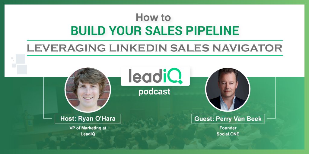[Podcast] How to Build Your #Sales Pipeline With LinkedIn Sales Navigator  

ter.li/g95d7t <a href="/Ryohara/">Ryan O'Hara</a> with <a href="/perryvanbeek/">Perry van Beek</a> #prospecting