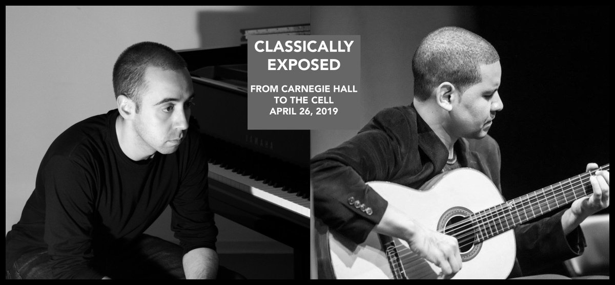 Charles R. Hale Productions and Musical Solis present @yurijuareznet &amp; Renato Diz performing "From Classical to Jazz," timeless works from the classical repertoire rearranged with improvisation sections (Jazz!)
The <a href="/thecelltheatre/">the cell</a> 4/26, 7:30pm. For tix: bit.ly/2CRvzGt