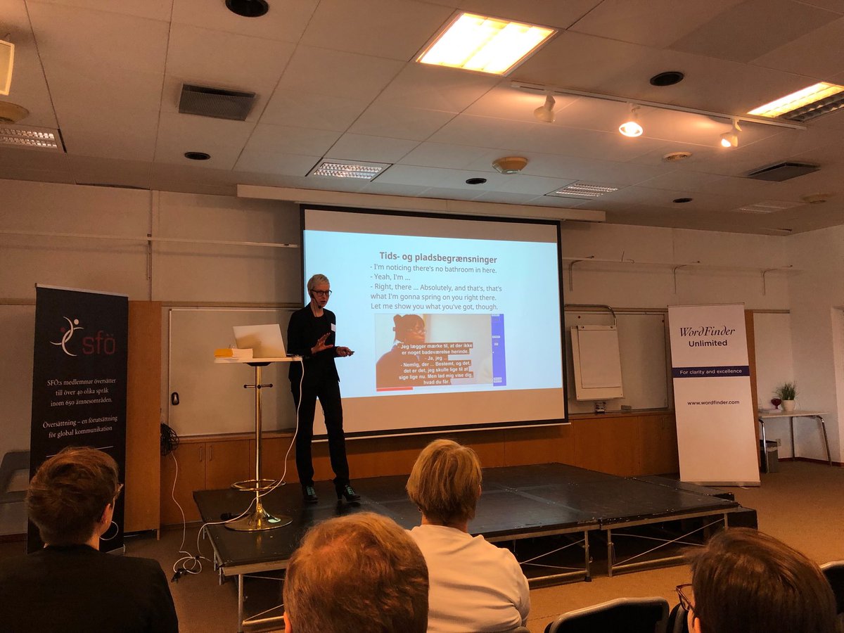 skillby's tweet image. Undertextningens komplexitet fascinerar SFÖ-arna – stort tak :) till ⁦@kirstenmarie⁩ på #SFÖkonferens