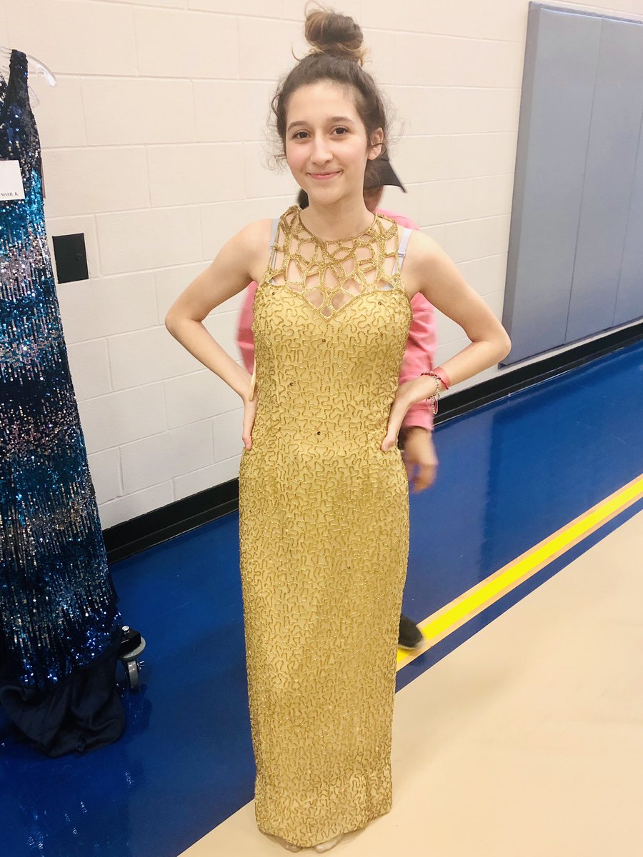 HoustonISD's tweet photo. Dreams do come true ✨ at #HISDProjectProm2019! Just look at these gorgeous girls! Aren’t they beautiful?! DYK that alterations are provided FREE of charge?! https://t.co/NuAiH6ynN0