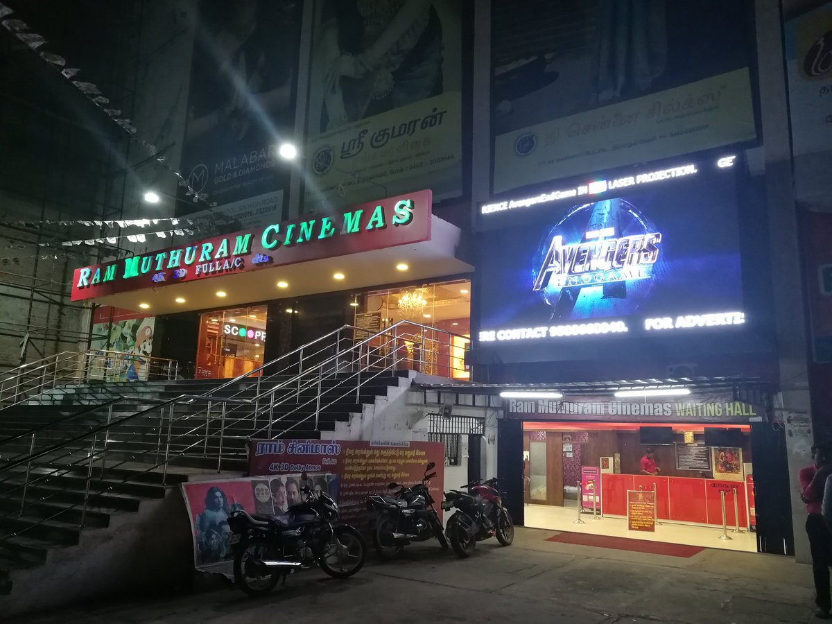 RamCinemas's tweet photo. Are You Guys Ready to Experience #AvengersEndGame in our Brand New @ChristieDigital #RGBLASERPROJECTION
An Exciting Summer is ahead for you all 
Stay Tuned with us !!
#RGBINRAMCINEMAS
#ENDGAMEINRAMCINEMAS https://t.co/qE5cOx5YVC