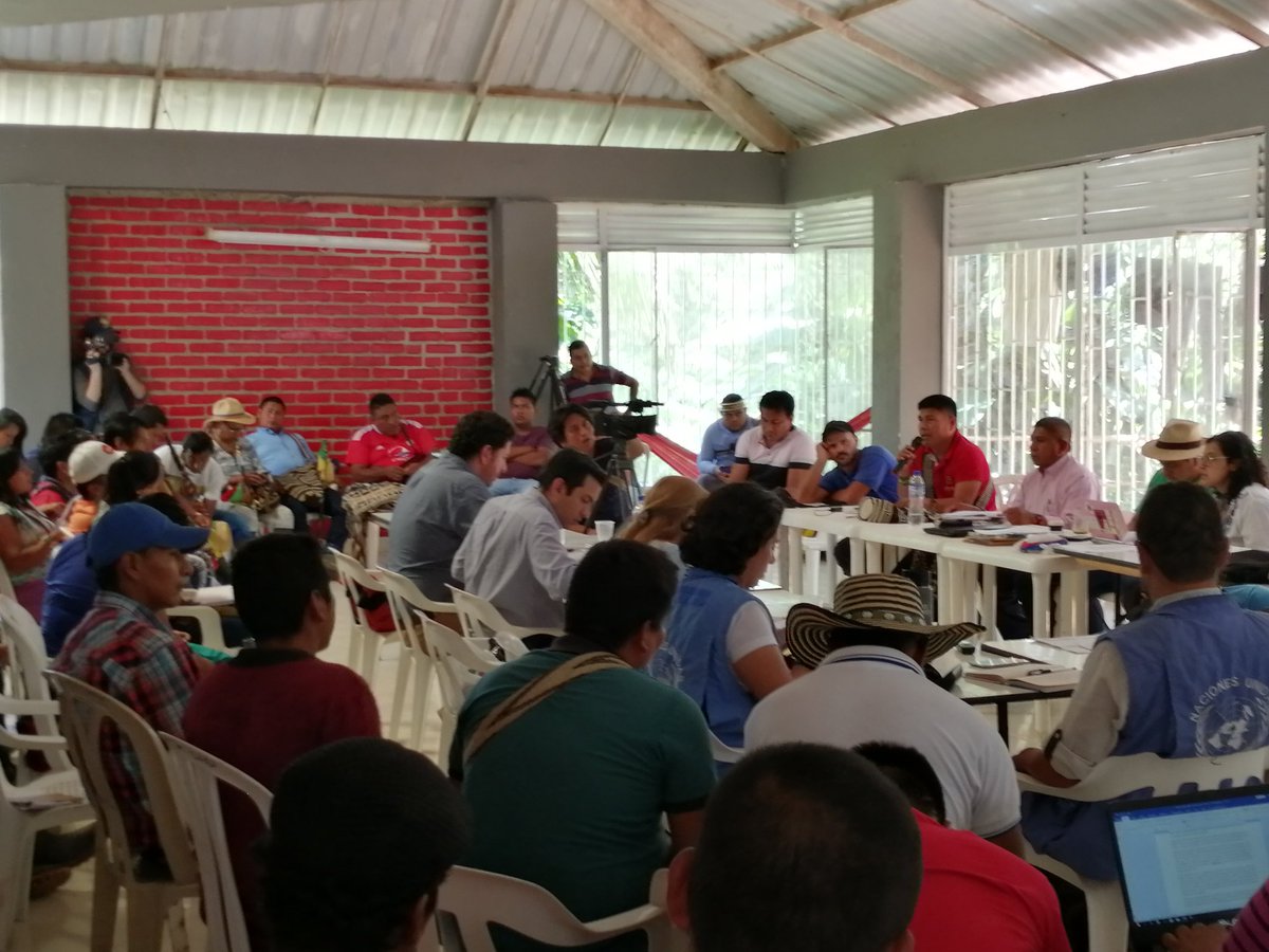 Orivac_Colombia's tweet photo. "Las actuales tierras de las comunidades indígenas son protectoras del agua y de la vida. Las autoridades ambientales ordinarias deben cumplir con sus mandatos constitucionales" Enelio Opú, Consejero Mayor de #Orivac #MingaLaDelfina2019 #MingaNacionalPorLaVida @ONIC_Colombia https://t.co/8NjAsJ6zlM