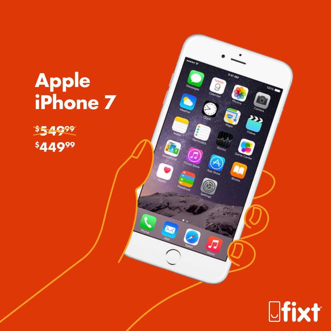 FixtWireless's tweet photo. Buying new seems so old. 
Apple iPhone 7 - Fixt Certified Refurbished:
• Get $10 off with promo code FIXT10 
• FREE Shipping Canada wide
• FREE Charging Cable
• 12 Month Limited Warranty
Buy with confidence at Fixt.

https://t.co/z6sq6HeF5L https://t.co/rcO3pGdUht