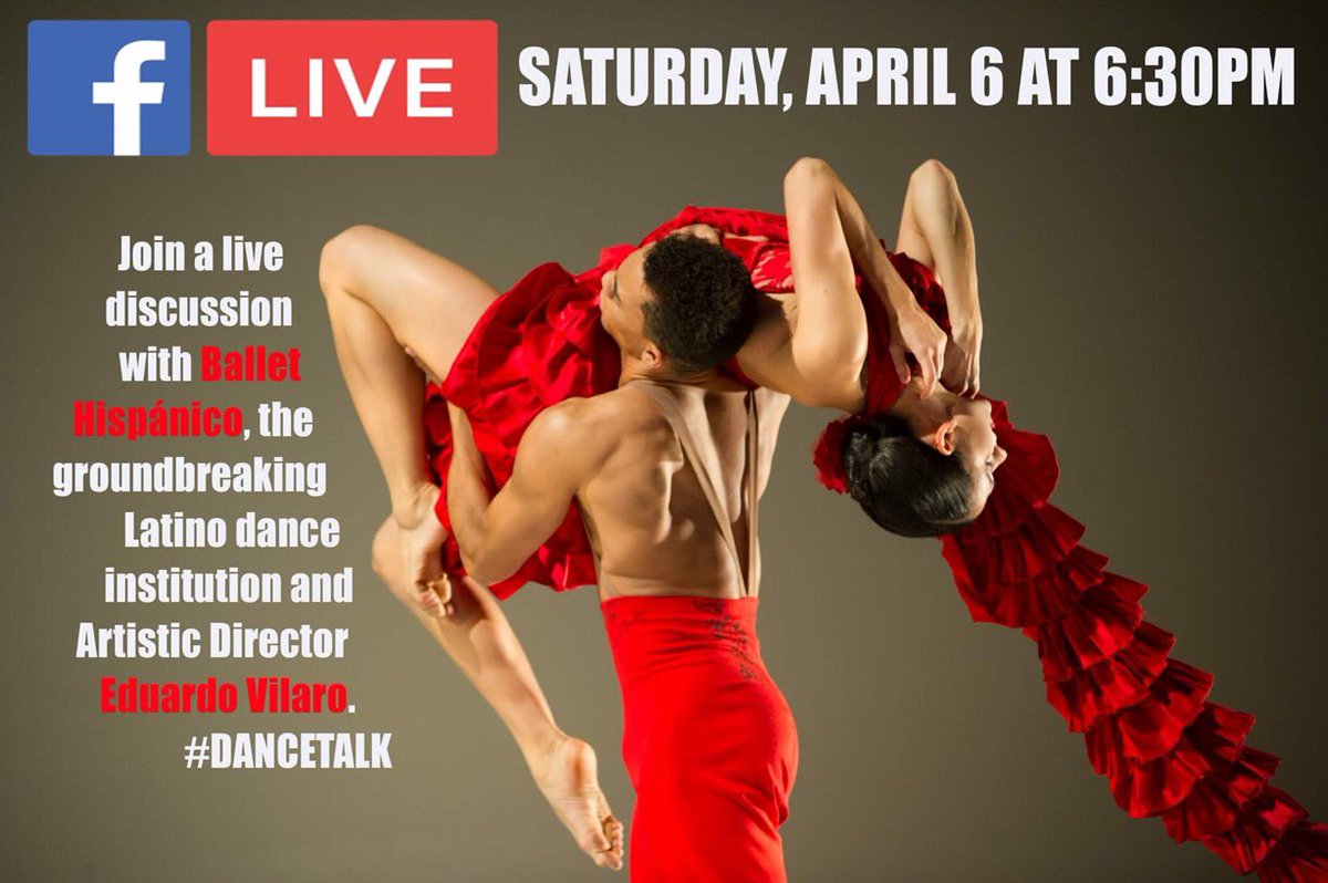the_moss_center's tweet photo. TONIGHT! Head on over to our FB page for a live #DanceTalk with @BalletHispanico and @jordanglevin https://t.co/UIsOtlxAJv
