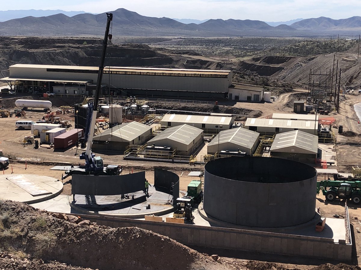 copper_gunnison's tweet photo. The Gunnison Copper Project - Acid Storage Tank Construction Progress
The next new #copper producer in the United States
#EXMGF 
#Arizona https://t.co/yl3dzUNnyb