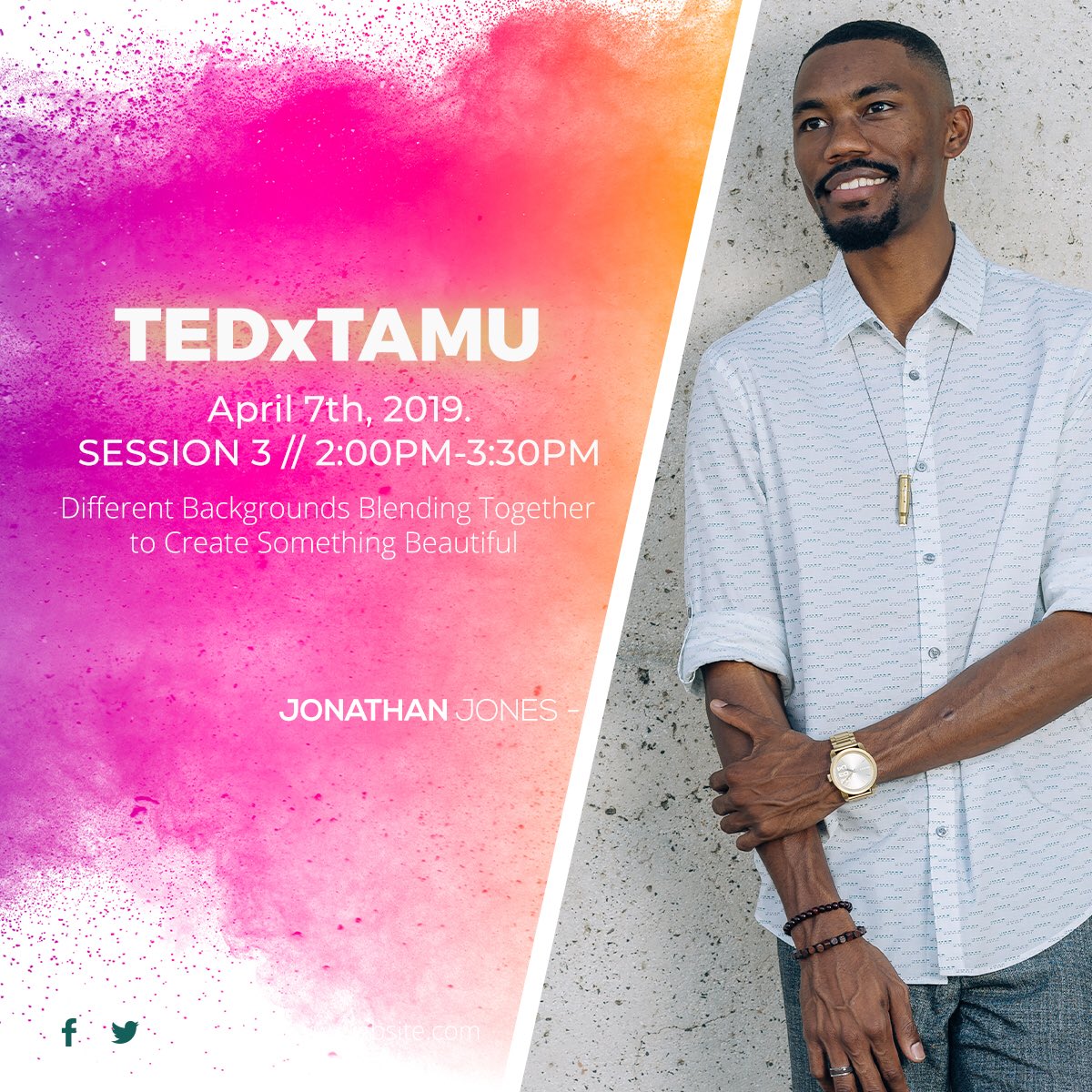 JonathanJSpeaks's tweet photo. Tomorrow it’s go time! #TEDxTAMU
Get tickets | https://t.co/3gWnhIRrP4 via @TEDxTAMU #SpeakYourSuccess https://t.co/liscGMeGME