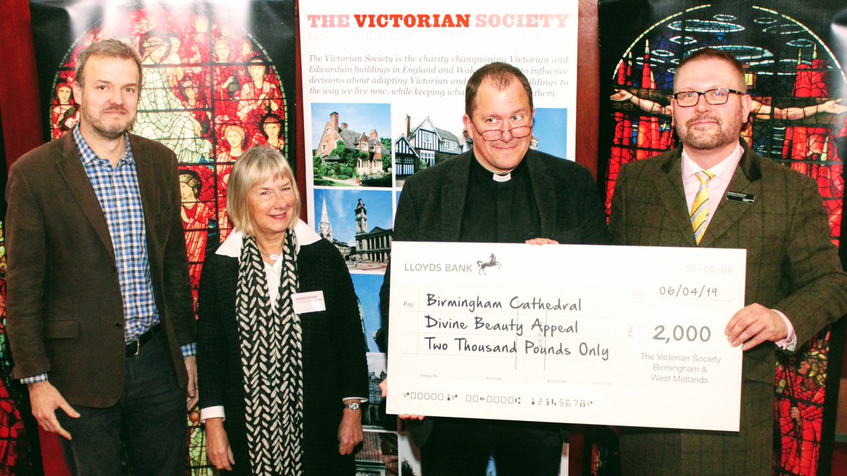 WMVicSoc's tweet photo. What a wonderful Day School on Burne-Jones, with excellent speakers and fine hospitality from @bmi1854 - the popularity of the event and high ticket sales means that we were able to donate £2,000 to the @bhamcathedral #divinebeauty appeal from the proceeds of the day. https://t.co/daP3LMYVNO