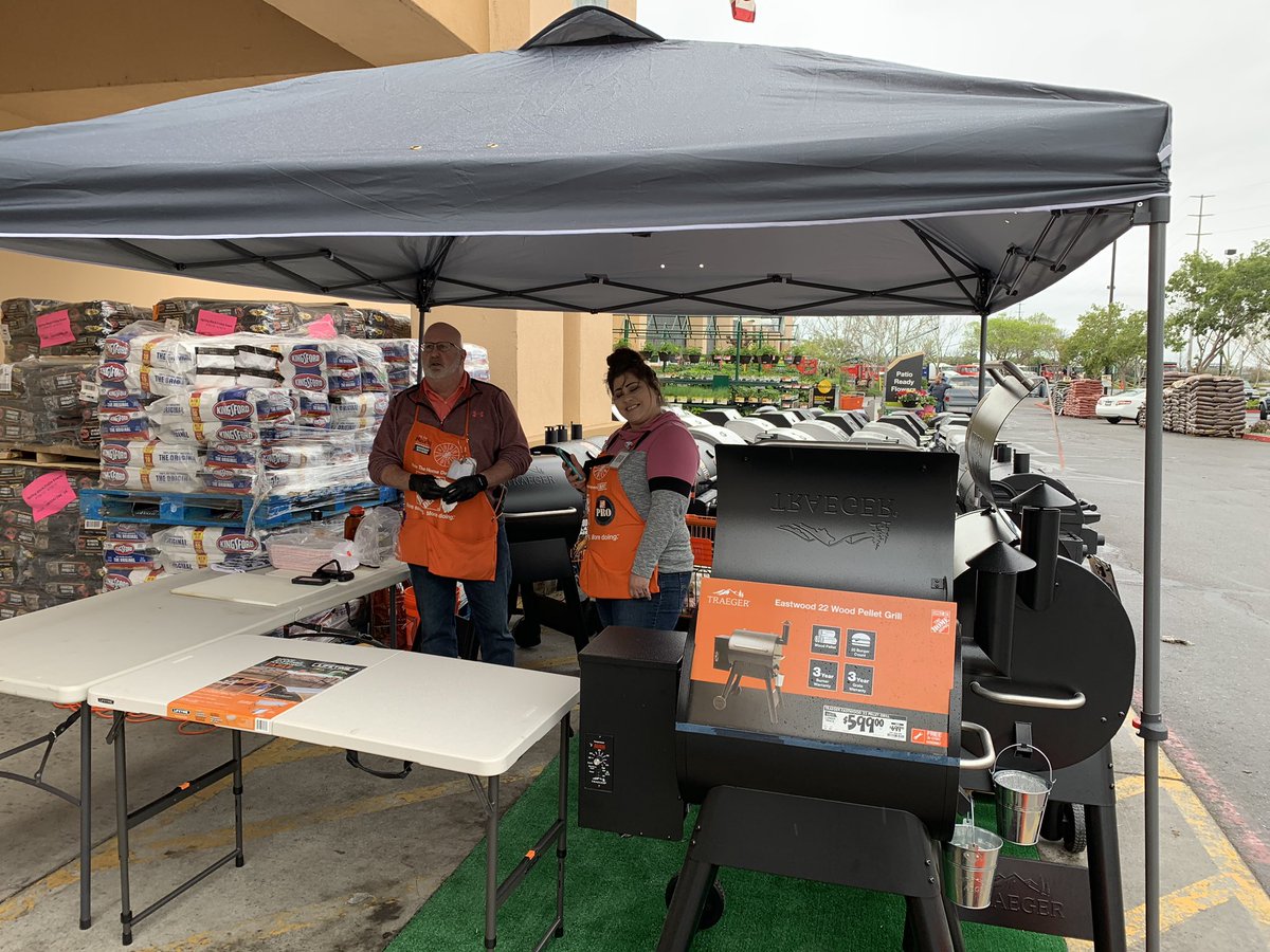 Rain or shine we are getting customers excited about <a href="/TraegerGrills/">Traeger Grills</a>