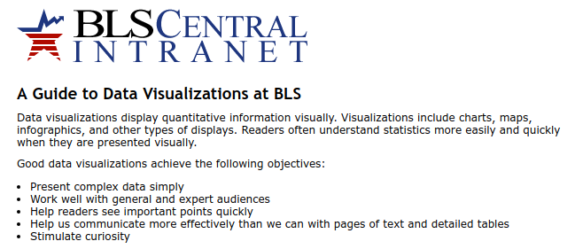 palewire's tweet photo. 🇺🇸📊 #USADATA 📊🇺🇸
I've acquired @BLS_gov's data viz style guide via the Freedom of Information Act.
It recommends:
💥 Sometimes making pies
💥 Avoiding 3D
💥 @YAN0's y-axis advice
💥 An internal chartmaker based on @Highcharts
Here's the whole thing.
https://t.co/k57lnBiB1O https://t.co/ndDrN3QJgb