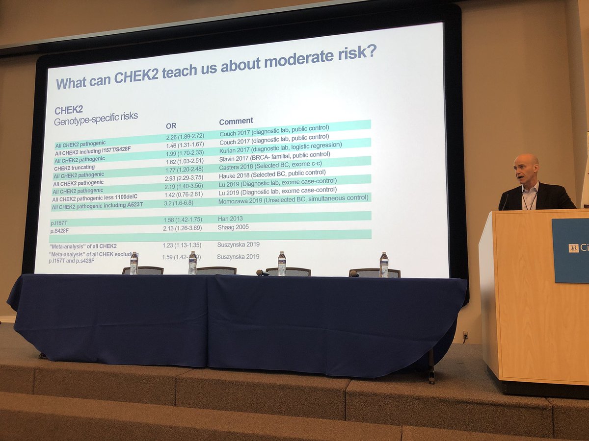 What can #CHEK2 teach us about moderate risk? The mutation matters. @MarkRobsonMD @cityofhope #cohgenomics #gcchat #CancerGenetics