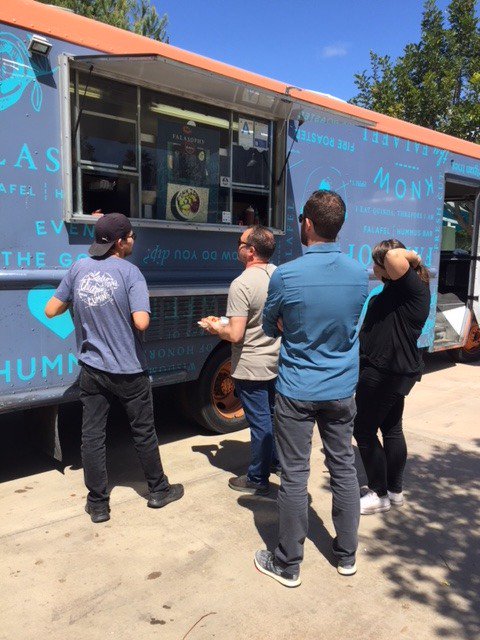 Thanks <a href="/CatalystLeader/">Catalyst</a> team for supporting the OC food trucks! Love working with you guys. Special thanks to Jon H. for choreographing the trucks for me -- you are one of my favorite people. Always a pleasure to see you and catch up. 
Until next year, love &amp; joy to all! Rosane