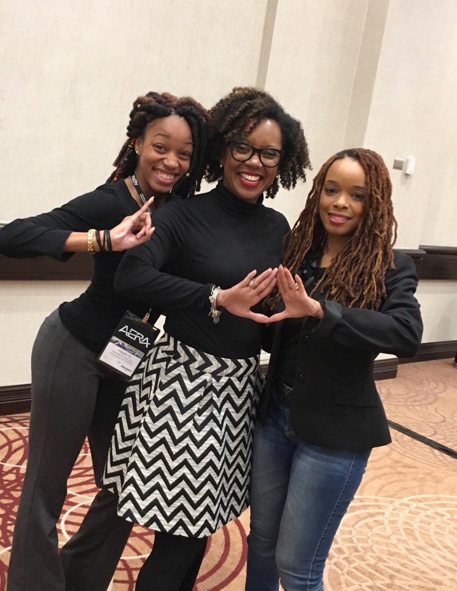 Greekdom permeates all spaces 💕💚❤️ <a href="/Er1caD/">Erica D. McCray</a> @DrVEvansWinters #AERA19