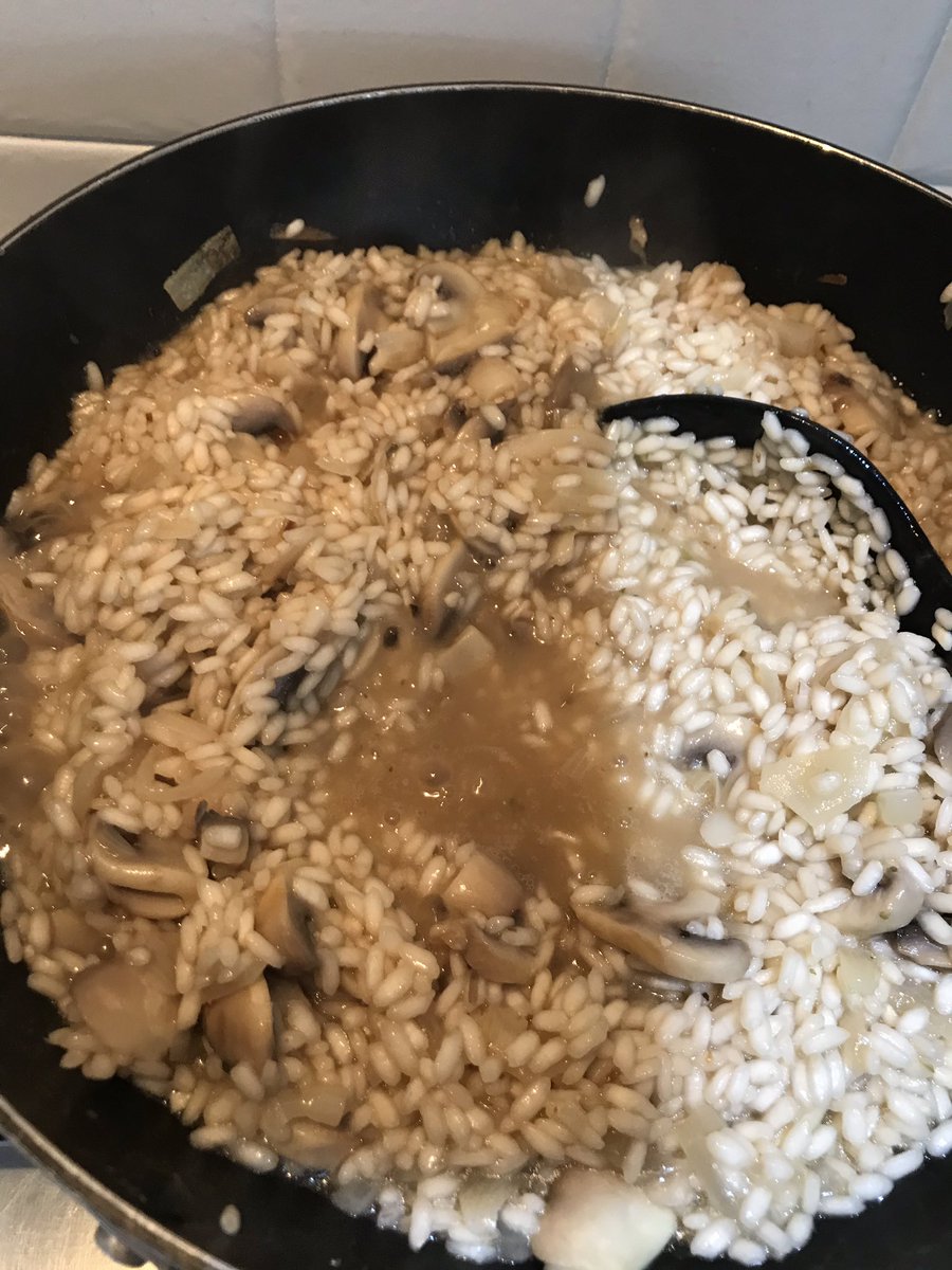 andrewdread's tweet photo. @sainsburys Thanks for that. Still begs the question of why the box needs a window though. I’d prefer to buy it without the window! Anyway, here’s a picture of my risotto. Hope it (and corporate respect for the environment) turns out ok. :-) #recycle https://t.co/Q91fa9rvDM