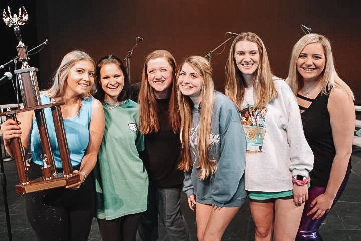 UTKACE's tweet image. Congratulations to our 2019 All-Sing winners, Sigma Kappa and KKG!
Second Place Winners: Chi O and BYX
Third Place Winner: Pi Phi and BCM 
ACE Cup Winner: Alpha Gamma Rho
•
•
Thanks to all of our wonderful participants. We couldn’t have made this All-Sing a hit without you!