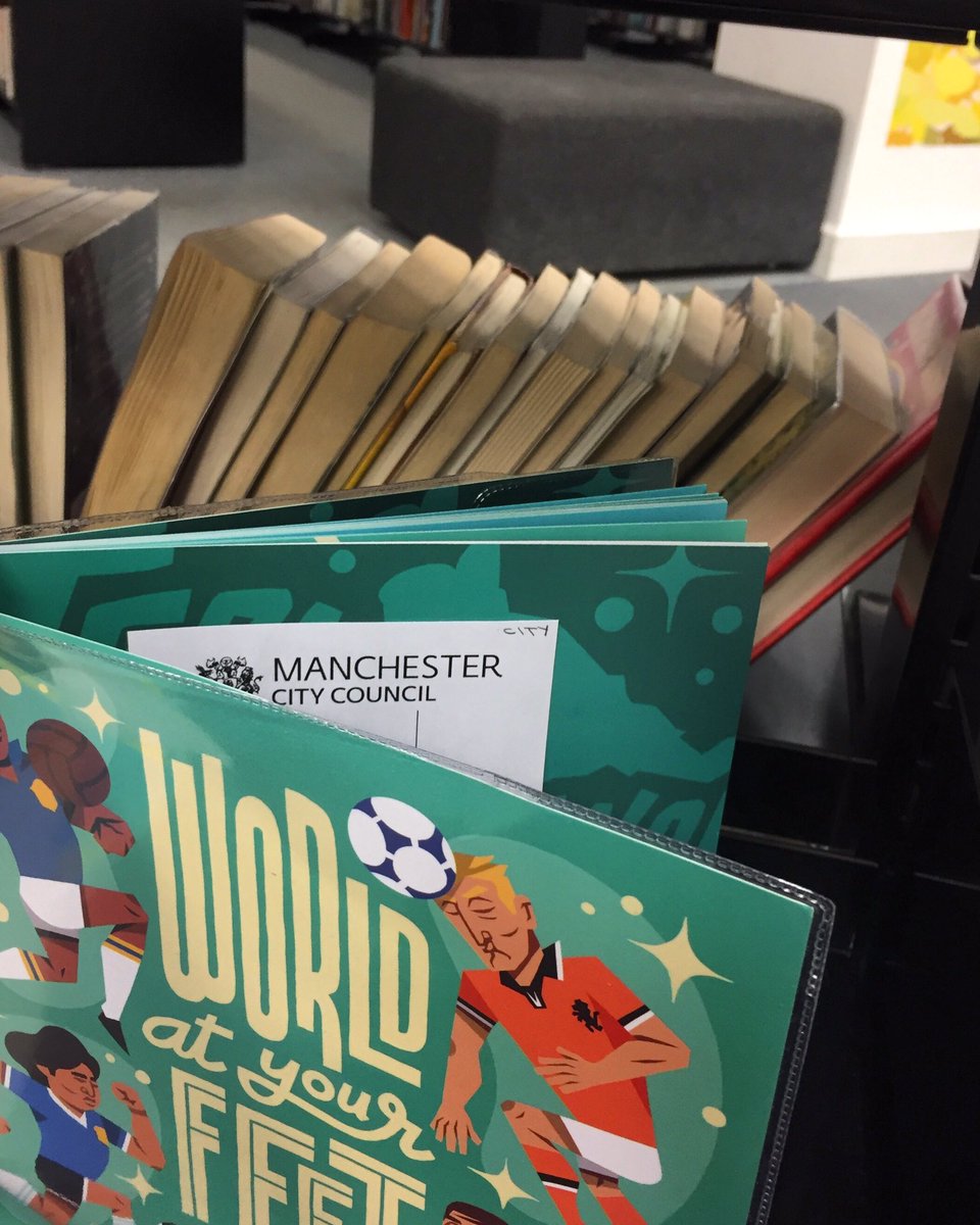 WorldAYF's tweet image. World At Your Feet in the children’s section at @MancLibraries City Library.

#mcr #Manchester #manchesterlibraries #books #library #libraries #librarians #childrensbooks #picturebooks #kidsbooks #mufc #mcfc
