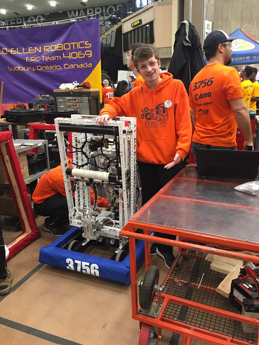 Looking forward to a great day of robotics.  Go <a href="/LaurierSS/">Laurier SS</a> <a href="/ramferno3756/">Team 3756 RamFerno</a> <a href="/CANFIRST/">FIRST Robotics Canada</a>