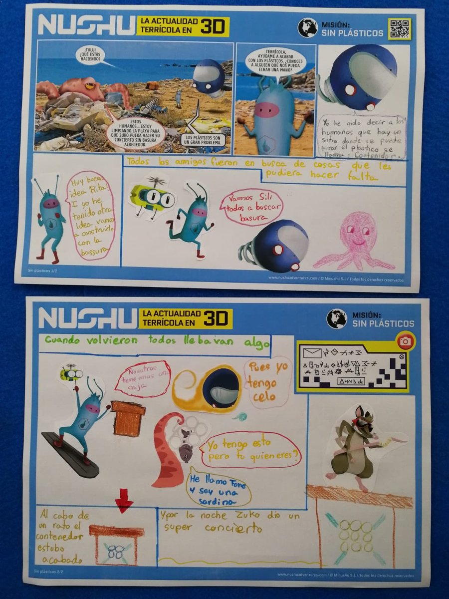 NUSHU_esp's tweet photo. NUSHU está cumpliendo una de sus misiones en el Salón del Cómic de BARCELONA #37ComicBcn @COMIC_bcn y ha encontrado una gran ayuda. https://t.co/dhlvOwjYAH