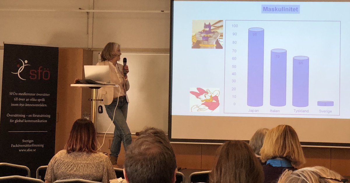 lenapiras's tweet image. Susanne Forsström belyser vikten av kulturell kompetens vid översättning med fokus på skillnaderna mellan Sverige och Tyskland.
#SFÖkonferens