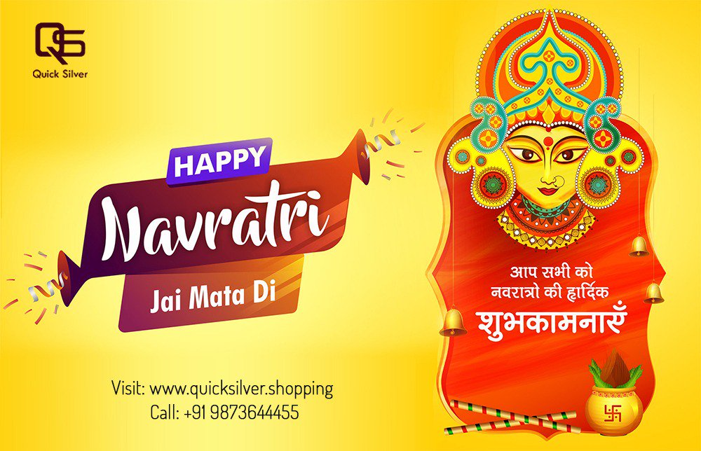 Quick_SilverInd's tweet photo. 💥💥 Maa durga is embodiment of shakti who has overcome the evils of the world. 
May this Navaratri everyone uses Her blessings and power to overcome their problems in life.. #Navratri #HappyNavratri #HappyNavrati #Navratri2019 #नवरात्रि #Navratri #नववर्ष 💥💥 https://t.co/l7EX0rfKPl
